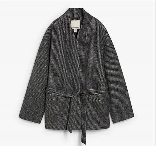 Jacke aus wolle 48 schwarz - aus, gr.