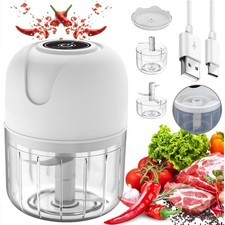 Elektrischer Knoblauchzerkleinerer Lebensmittelzerkleinerer mit Edelstahlklinge