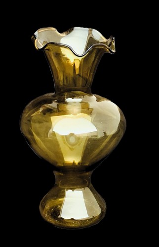 Vase glas mundgeblasen - vase,