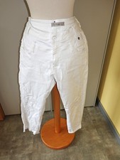 Hose Tredy weiß Jeans Capri