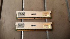 2GB Kit 2x1GB GeIL DDR2-533 RAM PC2-4300 GX22GB4300DC CL4 Heatspreader Memory