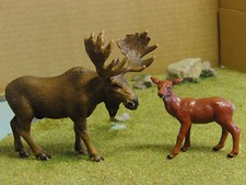Schleich Hirsch mit Reh 14221  -  aus  Sammelauflösung!!!