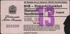 2802 Ticket BL 84/85 Borussia