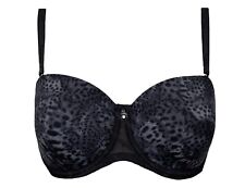 Triumph gefütterter BH mit Bügel Lovely Sensation WDP 75C schwarz grau NEU