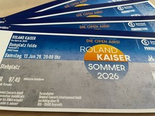 Roland Kaiser Fulda 13.06.26 - 4 Tickets