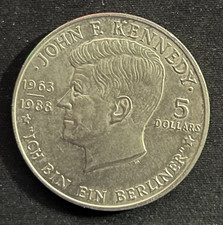 Niue 5 Dollar, John F. Kennedy - 1988 Prägezahl 80000 Stück