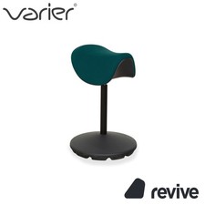 Varier Motion Stoff Hocker Stuhl Grün Blau Petrol Sattelhocker Bürostuhl