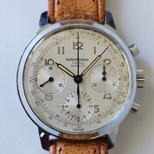 WAKMANN-CHRONO-HANDBUCH-DREI ZÄHLER-SÄULENRAD-OVERSIZE (37,2 MM)-VENUS 178