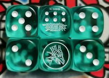 1x Dragons of Legend Würfel/Dice Farbe Türkis (Timaeus) DLCS Yu-Gi-Oh!