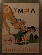 Zircus Olympia Programm Heft 60er 1962 Parade des Lachens