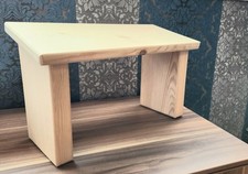 Meditationsbank aus Holz Meditationshocker Sitzmeditation kniend