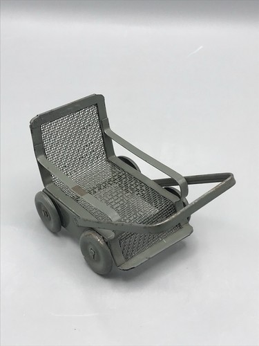 Antiker metall puppenwagen - antiker,