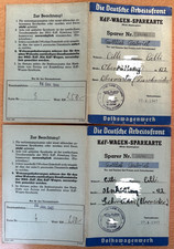 2x VW Volkswagen KdF-Wagen