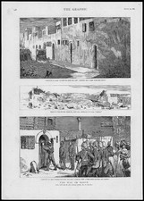 1882 - Antiker Druck ÄGYPTEN