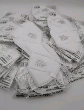 100 X FFP2-Masken EN 149:2001 + A1:2009.CE-Zertifziert (WEISS)