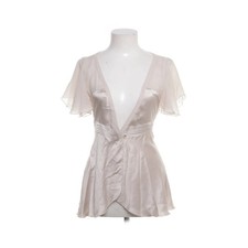 Stella McCartney for H&M, Wickeltop, Größe: 40, Beige, Seide, Einfarbig #VCR