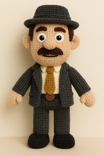 Boycie Strickmuster nur 25 cm groß nur Narren und Pferde Teddy