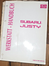 Subaru Justy Werkstatthandbuch  1997 Elektrische Anlage