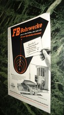 Alter Prospekt Reklame Scharmann & Co. Rheydt FB-Bohrwerke ?