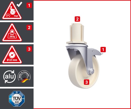 Altec rolle ø125mm - altec, eco