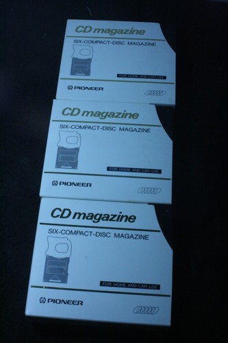 Three pioneer six compact - compact, disc