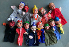 13 Handpuppen Kasperletheater Vintage Rarität Kasperl Theater Sammlung ✅