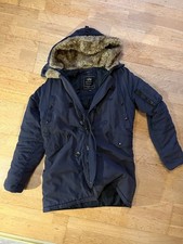 Alpha Industries NB3 Parka marineblau nach MilSpec Größe M- unisex - M: ca 48-50