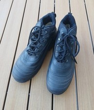 Arbeitsschuhe Sicherheitsschuhe Schwarz  Schutzschuhe HTS  Gr. 45 Kunstleder 