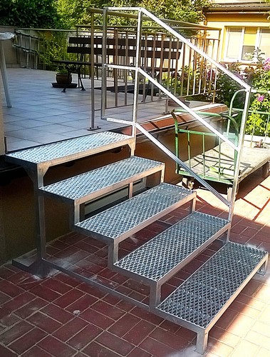 Treppe außen garten - garten, terrasse