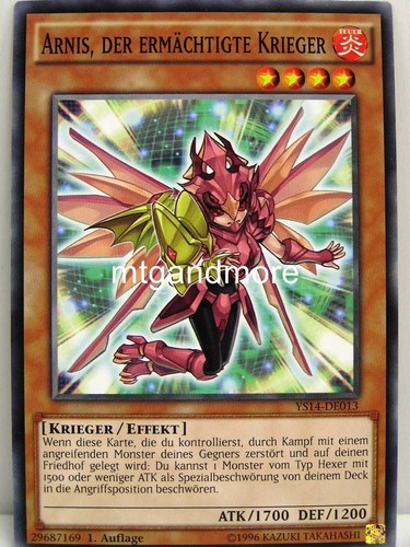 1x arnis der - yu-gi-oh,