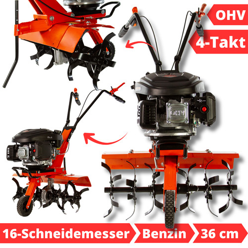Benzin bodenfräse - benzin,
