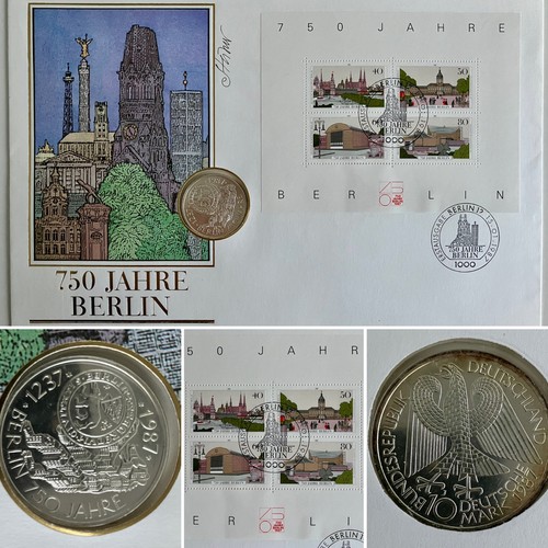 Numisbrief 1987 dm - 10,
