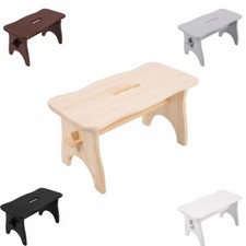 Creative Deco Holz Hocker | 39 x 18 x 21 cm | Tritthocker Holzbank | 5 Farben