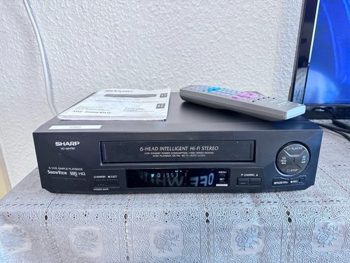 Vhs vcr sharp mh761 stereo - vhs,