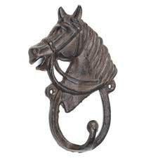 Wandhaken Pferdekopf Gusseisen