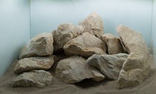 Aquarium Steine - 10 Kg Jura Gestein Beige - L - Aquascaping - Malawi - Barsche
