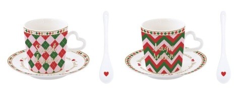 Espressotassen set christmas - espressotassen,