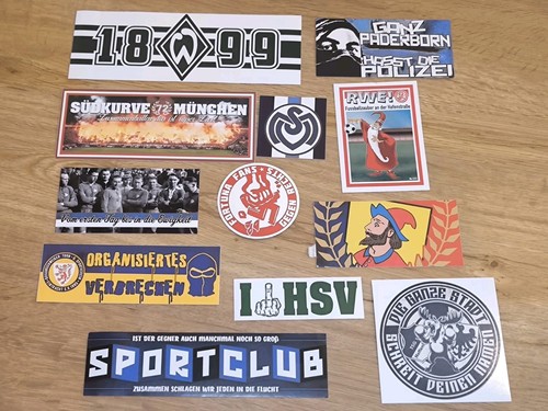 Aufkleber sticker mix fans - mix,