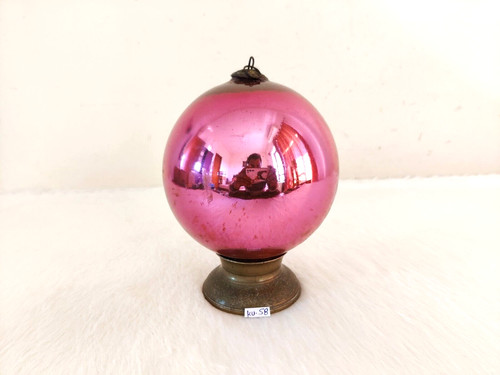 Antike rosa glasball - antike, 5,25"