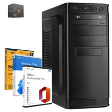 Büro PC Windows 11 Office 2021 Business Ryzen 6x 5,0GHz 4000GB SSD 16GB RAM B