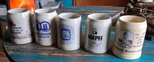 Sammlung mit 5 Bierkrüge