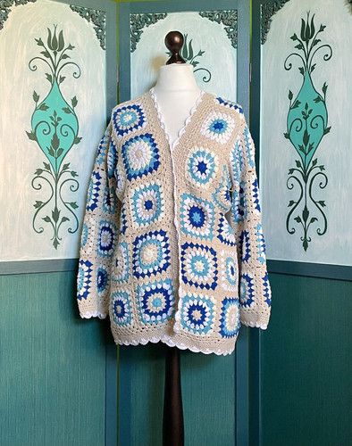 Handmade häkeljacke l - handmade, gr.