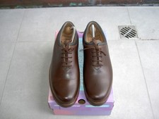 HEINRICH DINKELACKER  HERRENSCHUHE - HALBSCHUHE. FETTLEDER GR:42,5 NEU!!!