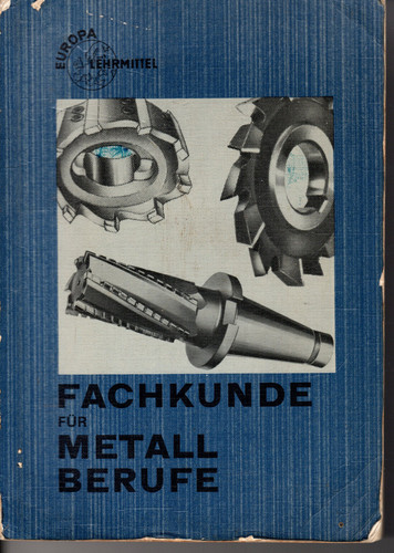 Fachkunde für metallberufe - fachkunde,