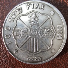 Spanische 100 peseten - peseten, 1966