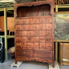 Großer Schubladenschrank China chinesisch Asien Schrank Schubfächer antik Holz