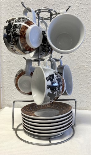 Cappuccino tassen set 6tlg - set,