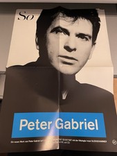 Peter Gabriel Poster / Grönemeyer / Depeche Mode / Lou Reed Chart Plakat 1986