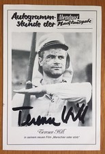 Terence Hill signiert Film