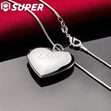 925 Silber Anhänger Herz zum